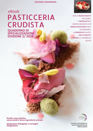 Ebook 5 Pasticceria Crudista € 25,00